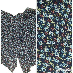 MATILDA JANE 435 Fresh Start Floral Shorts Size 10 Viscose Pleated